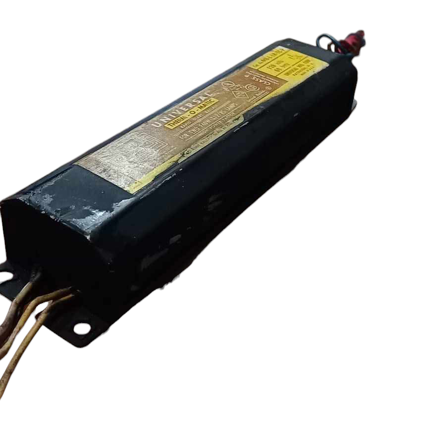 Universal 2x40W 110V AC ballast for fluorescent tubes with wiring connectors