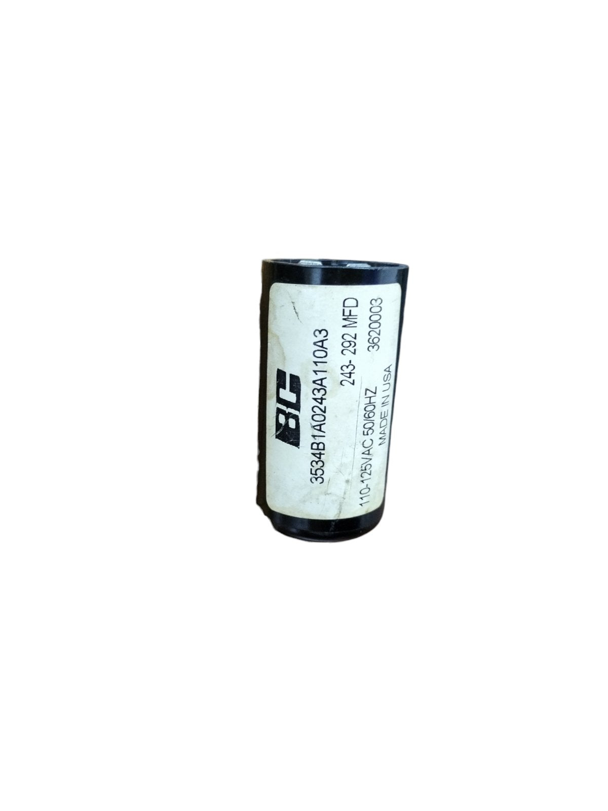 BMI 243-292MFD Motor Starting Capacitor for enhanced electrical performance