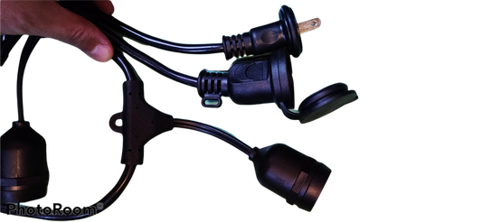 Firefly String Lights E27 1 W LED Warm White 30 Feet, 30W 220V Weather Proof FELH310, Outdoor String Light 10 Sockets