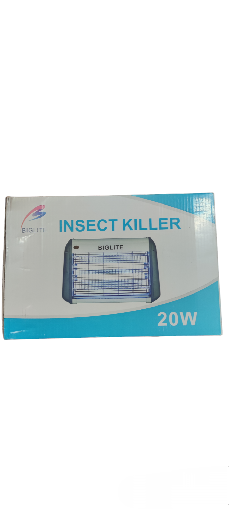 Biglite 20W insect killer lamp electric insect killer device in white and blue packaging box
