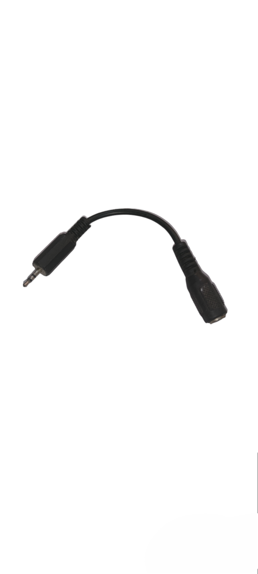 Black 2.5mm to 3.5mm audio adapter cable for microphone accessories from China