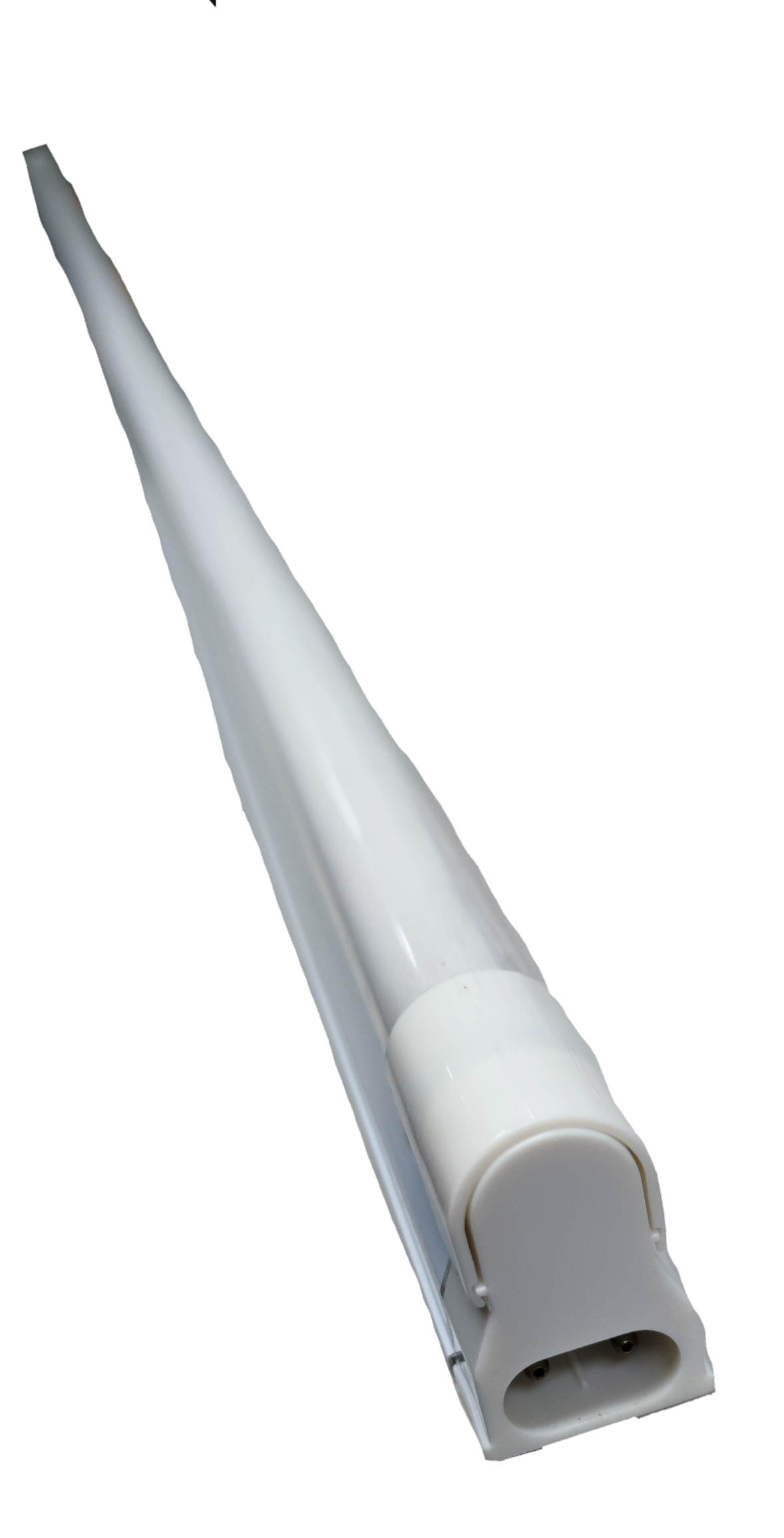 Firefly blue fluorescent lamp 28 watt 220V tube light with white base on black background