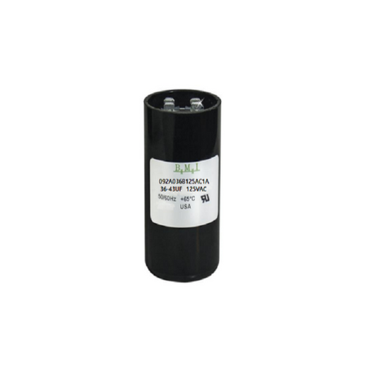 BMI Starting Capacitor 36-43UF 125V AC