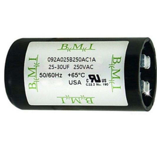 BMI 25-30uF Starting Capacitor for Motor with 250VAC rating and durable construction