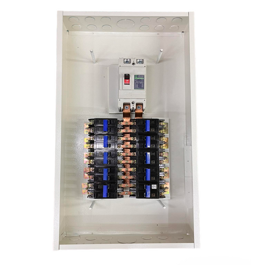 Koten electrical distribution box with 175A 2P Main and 10 Branches Panel showing main breaker and ten branch breakers