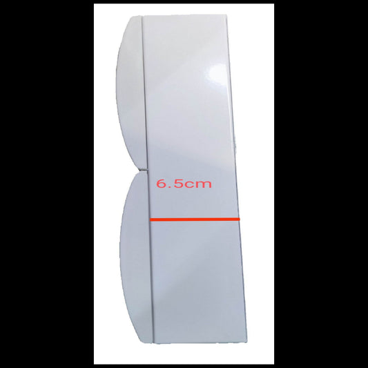 Royu & ZY Breakers Panel Board 50A 2 Pole Main showing side view with 6.5 cm thickness
