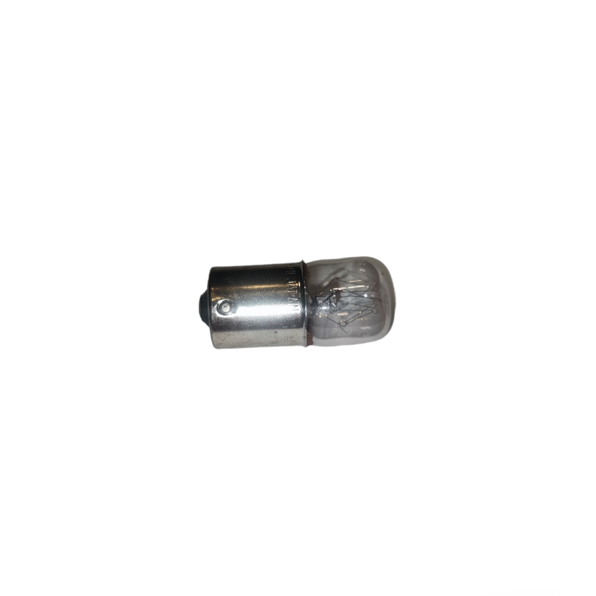 China made Bulb B15 24V 5W Single Contact incandescent bulb with clear glass and metallic base