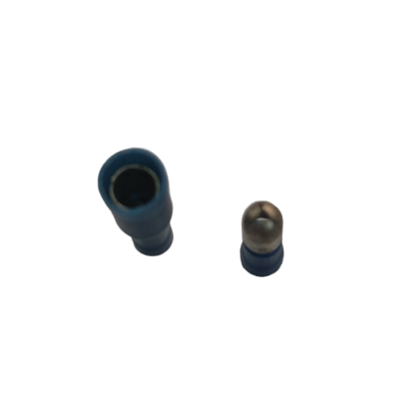 Local Electrical Circuitry Bullet Terminal Male and Female connectors with blue insulation