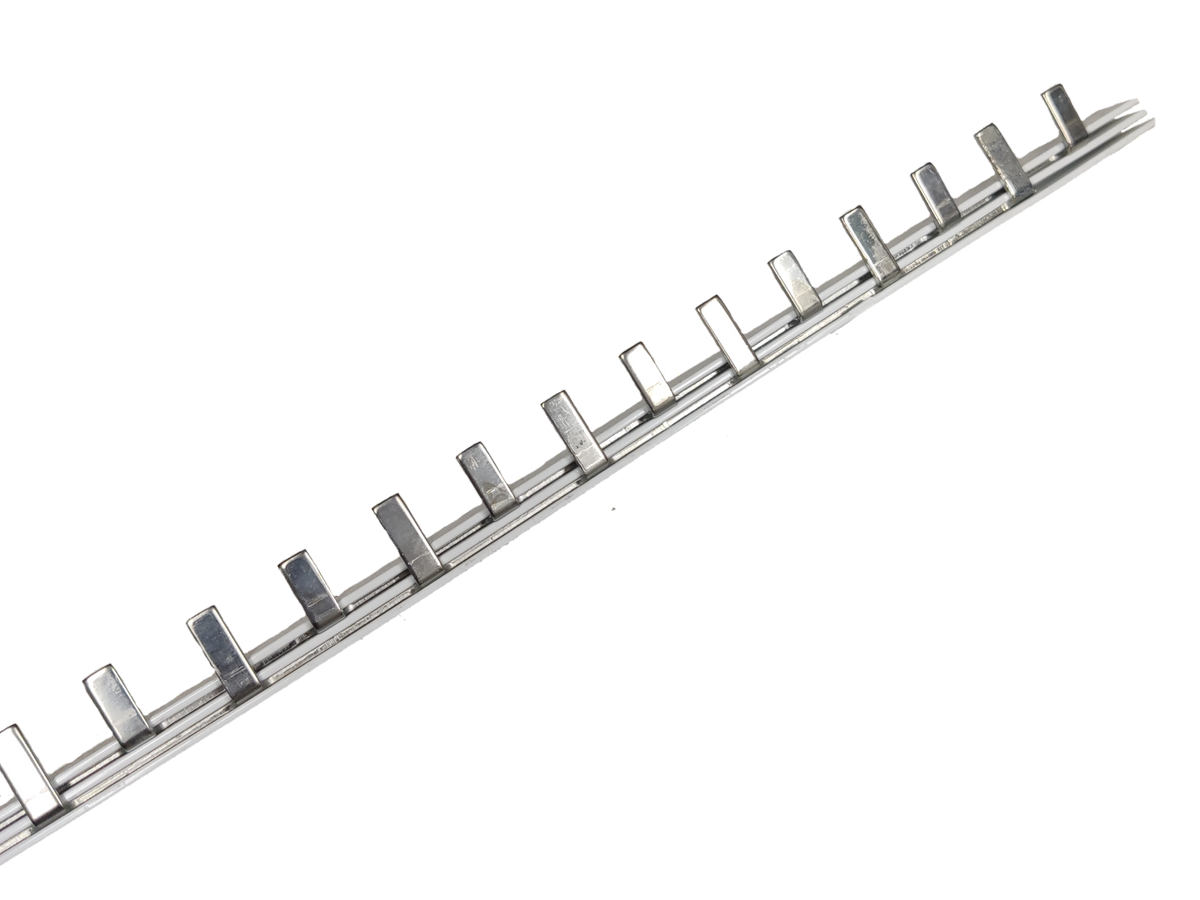 Electx Electrical Supply Bus Bar 8 Pins 2 Pole Single Phase metal electrical connector strip