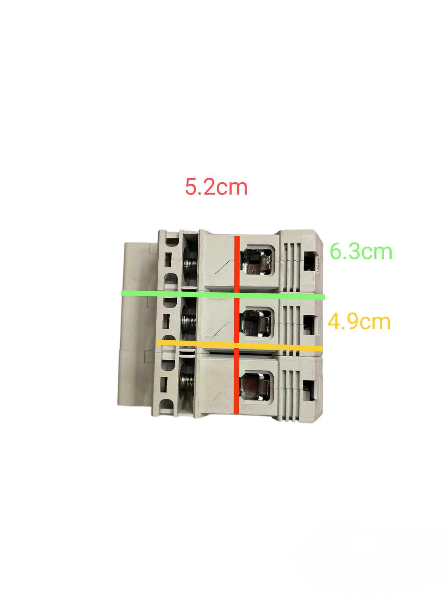 Chint 32A 3 Pole 6KAIC 220V with Indicator Miniature Circuit Breaker NB1-63 3P C32 6KADB