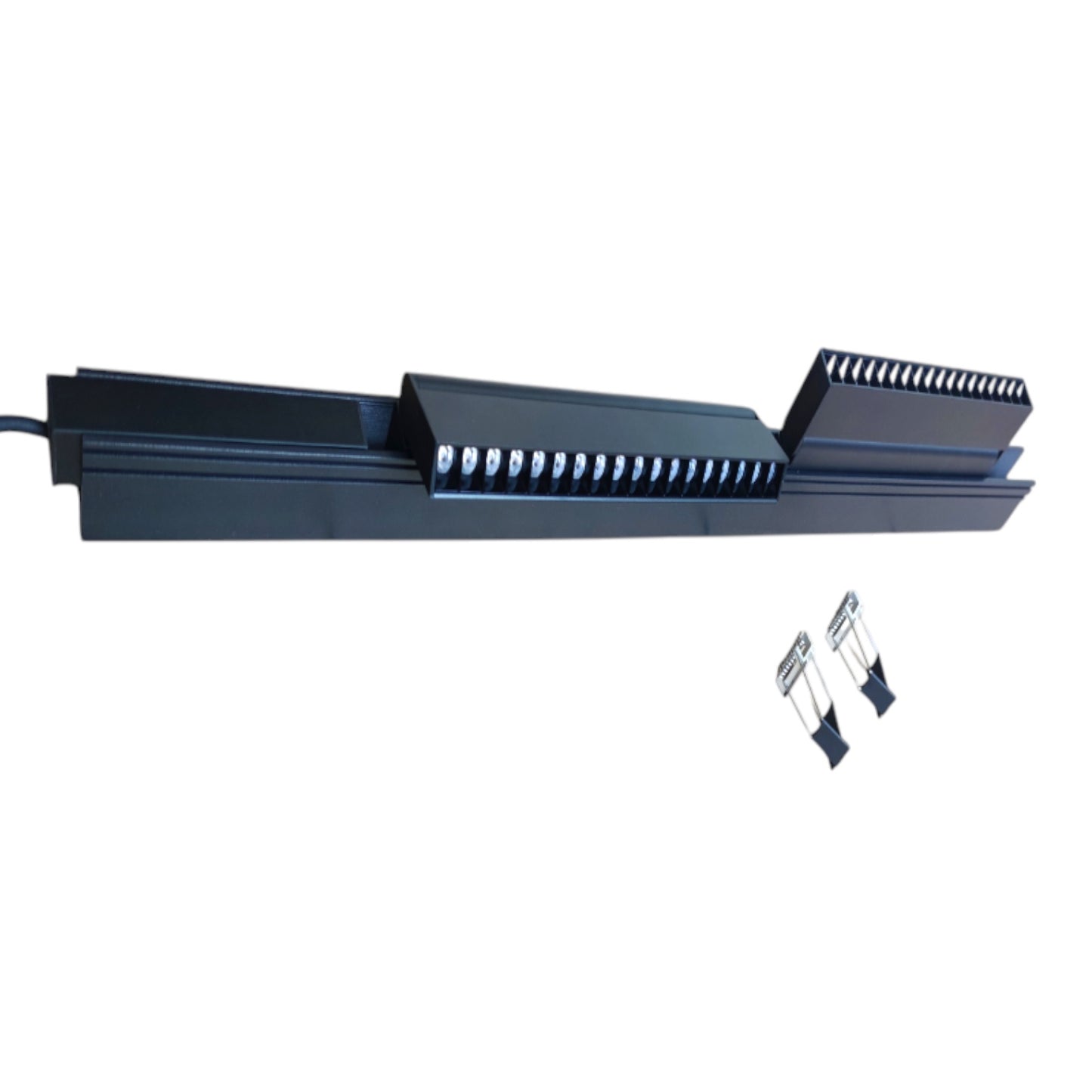 ILLUMIQ TERRA Magnetic Track Light 1 Meter 50mm with 2pcs 18W LED Foldable Grille Track Light 220V Warm White 3000K