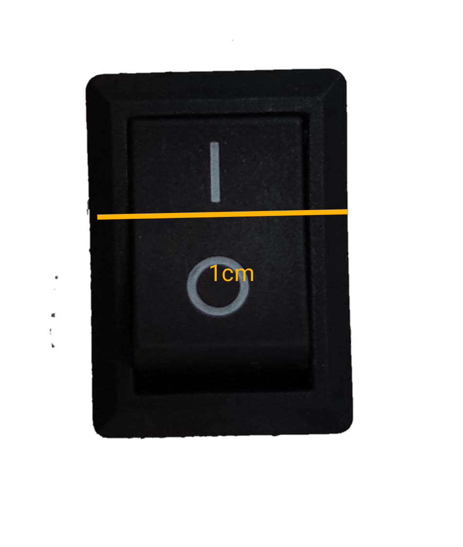 Rocker Switch SPST Small 5A 125VAC (3PCS)