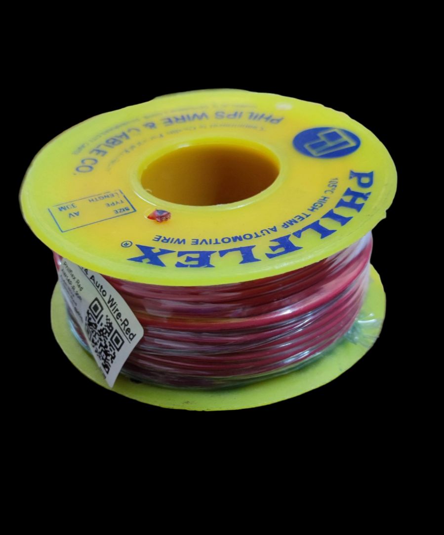 Philflex Auto Wire AWG 14 ( 2.0 mm), Automotive Wire #14 (2.0 mm) White