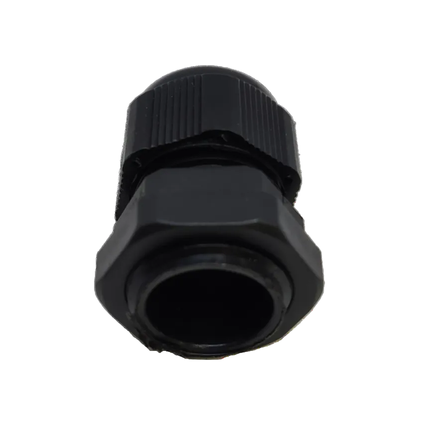 Grippes black Cable Gland M25 13-18mm for cable management with threaded fitting