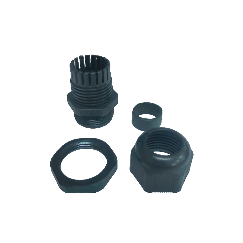 Grippes Cable Gland M25 13-18mm black plastic cable management parts set