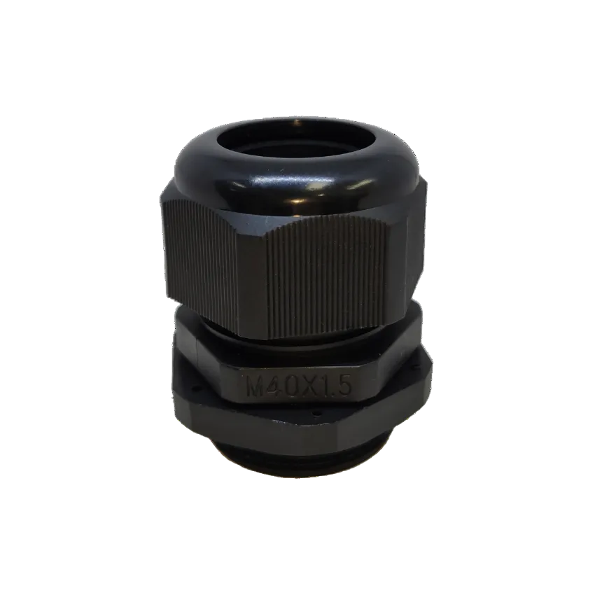 Grippes Cable Gland M40 22-28mm black durable plastic cable management connector