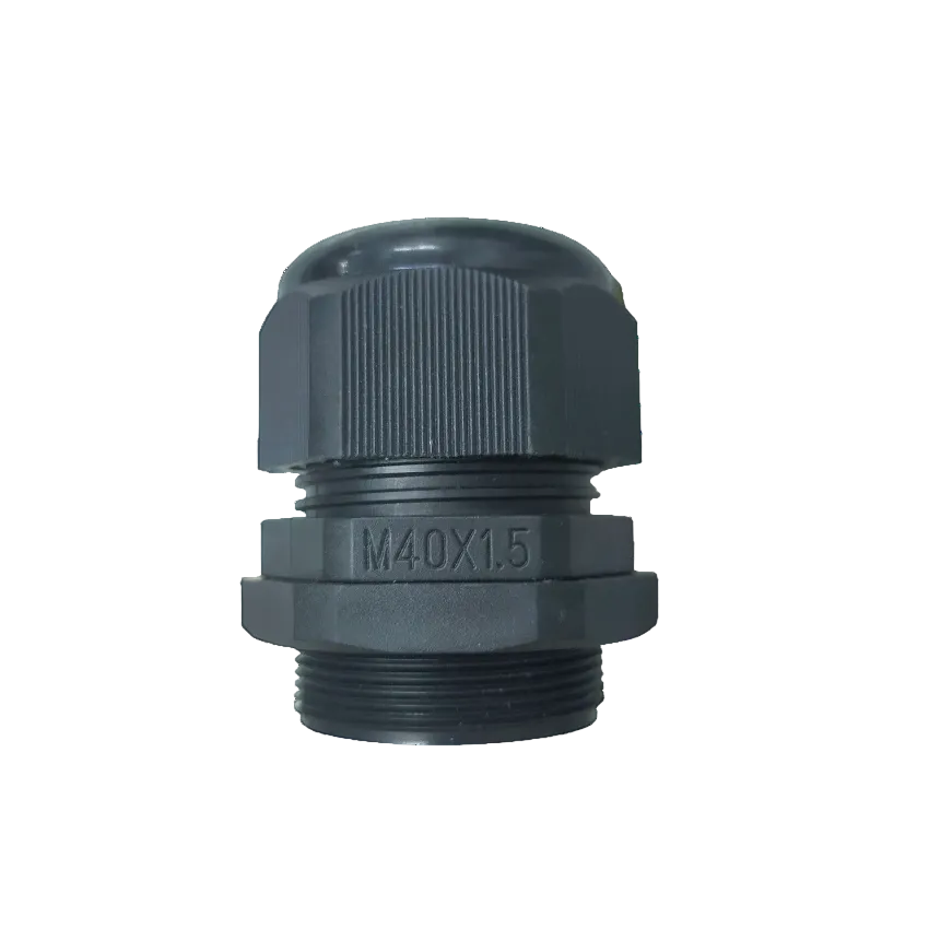 Grippes black Cable Gland M40 22-28mm for secure cable management and protection