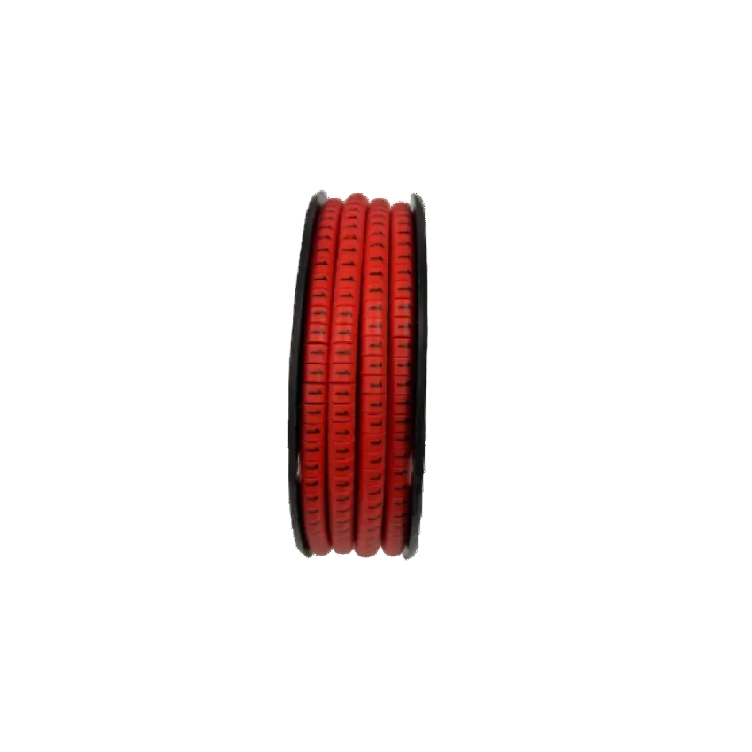Cable Marker 1 - Red, flexible cable management solution for organizing and labeling wires