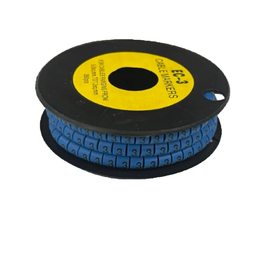 Grippes Cable Marker Blue - 3 for organizing and labeling cables in a professional setting