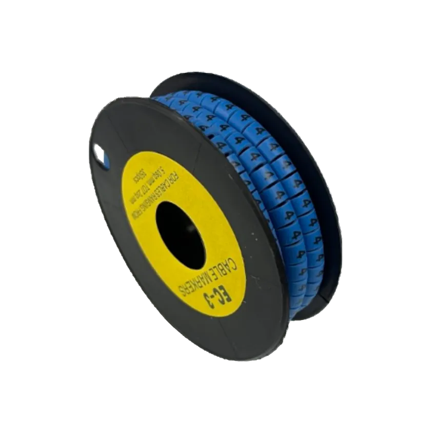 Grippes Cable Marker Blue - 4 on a spool for easy cable organization and identification