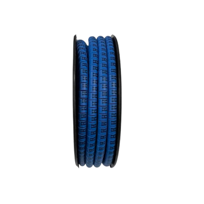 Cable Marker Blue - H for organized cable management and easy identification of wires
