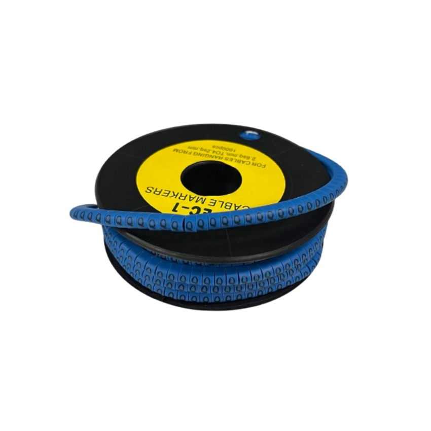 Grippes Cable Marker Blue - Q for efficient cable management and organization