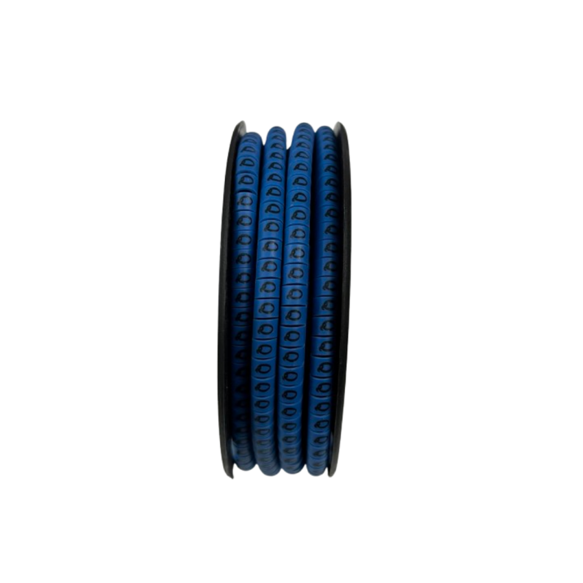 Grippes Cable Marker Blue - Q for organizing and identifying cables efficiently
