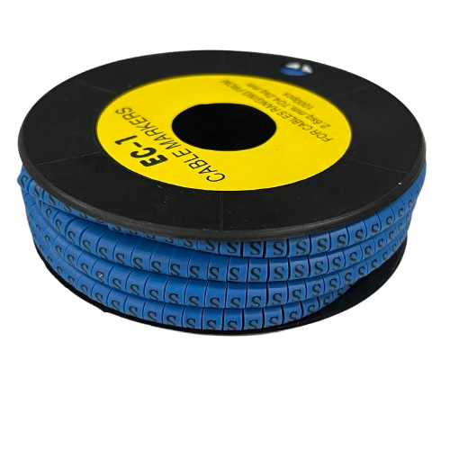 Grippes Cable Marker Blue - S on a roll for efficient cable organization and labeling