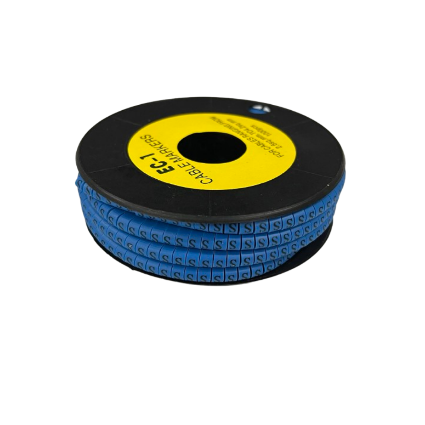 Grippes Cable Marker Blue - S on a roll for efficient cable organization and labeling