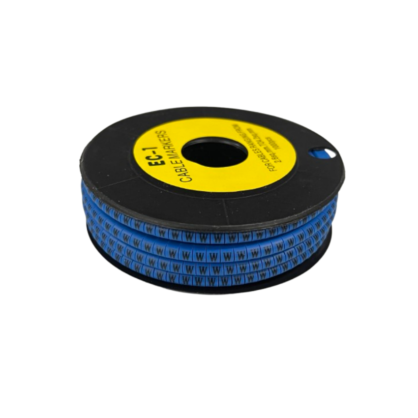 Grippes Cable Marker Blue - W for effective cable management and organization