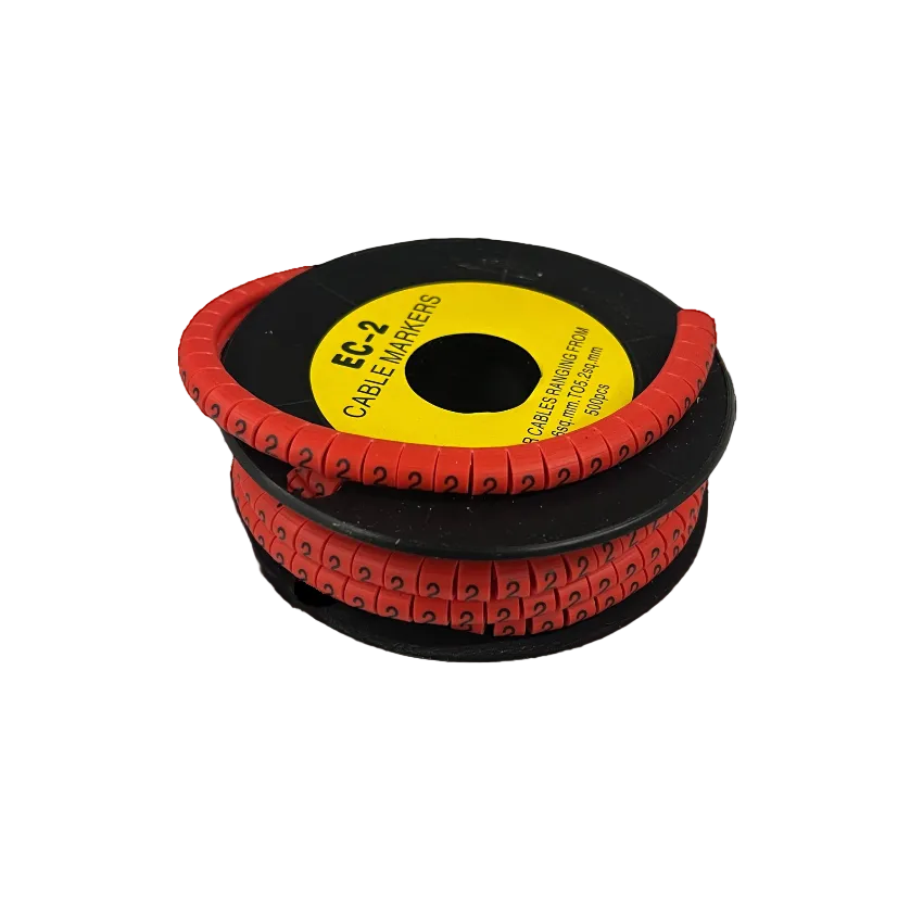 Grippes Cable Marker Red - 2 500pcs on a spool for organizing and identifying cables