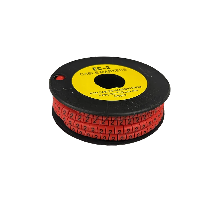 Grippes Cable Marker Red - 2 500pcs on a spool for effective cable organization and identification