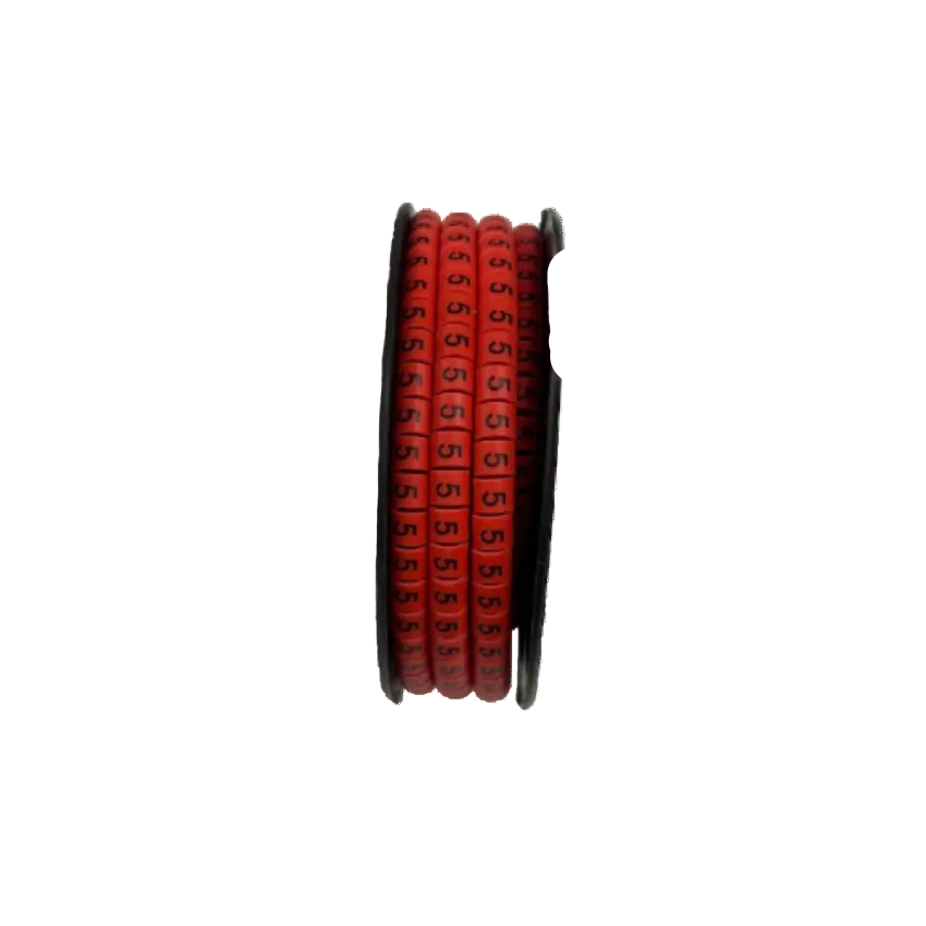 500pcs Cable Marker Red - 5 for organizing and identifying cables efficiently