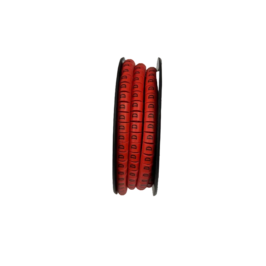 Grippes Cable Marker Red - D for organizing and identifying cables effectively