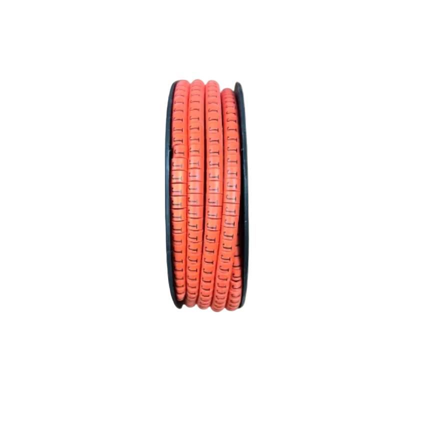 Grippes Cable Marker Red - K on a spool for effective cable management and organization