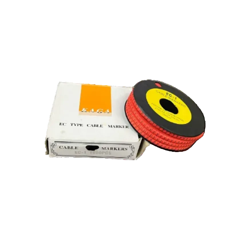 Grippes Cable Marker Red - K for organizing and labeling cables with 1800 pieces in a roll