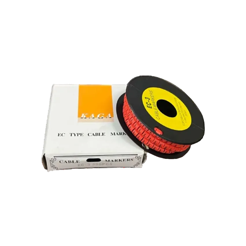 Grippes Cable Marker Red - L on a spool for efficient cable organization and labeling