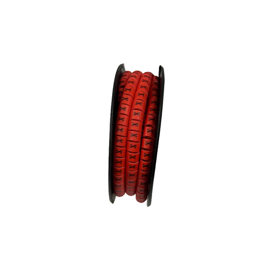 Grippes Cable Marker Red - X for organizing and identifying cables neatly