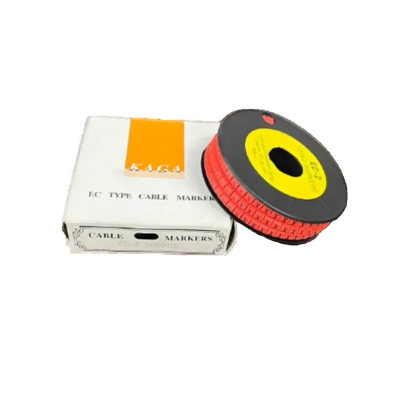 Grippes Cable Marker Red - X Roll with 500 Pieces for Organizing Cables Easily