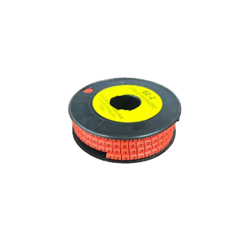 Grippes Cable Marker Z - Red on a spool for organizing and labeling cables easily