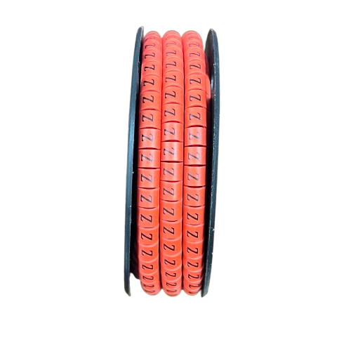 Grippes Cable Marker Z - Red on a spool for organized cable management and labeling solutions