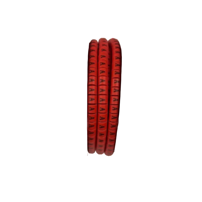 500pcs Cable Marker Red - A for organized cable management and easy identification