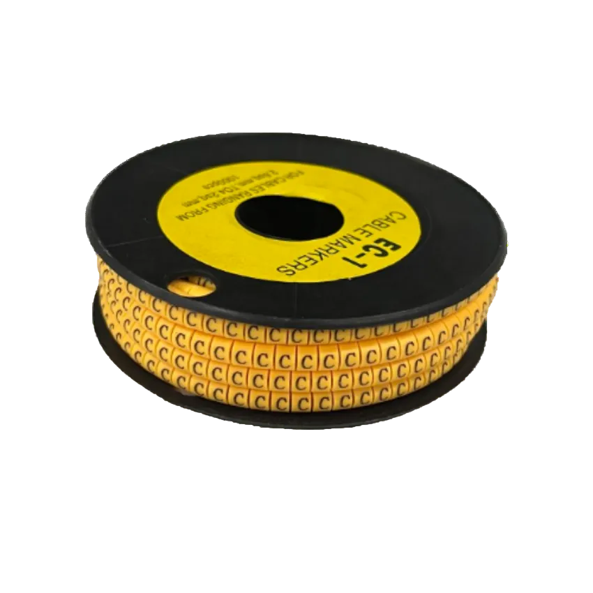 Grippes EC-1Y cable marker 1000PCS on a roll for effective cable organization and identification