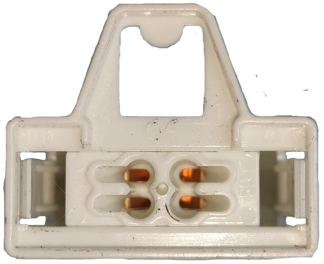 Fluorescent Holder T-8 (Push Through) T130 Small (BJB)