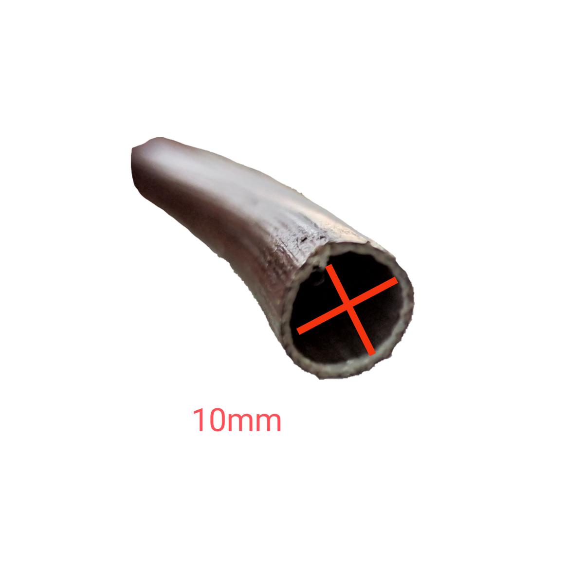 Close-up of Cambric Tubing 80cm Length with 10mm diameter for electrical circuitry and parts