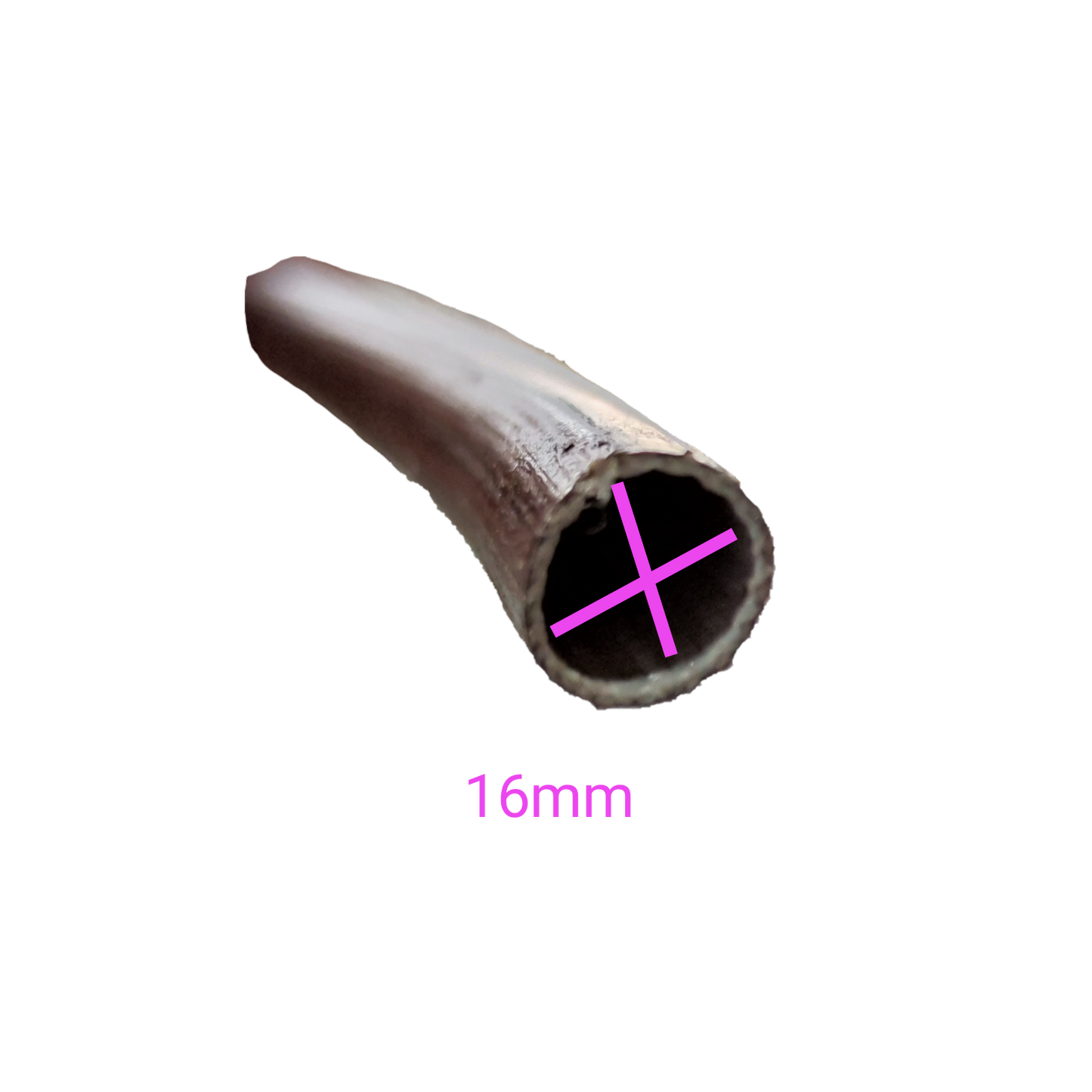Close-up of Cambric Tubing 80cm Length with 16mm diameter for electrical circuitry and parts