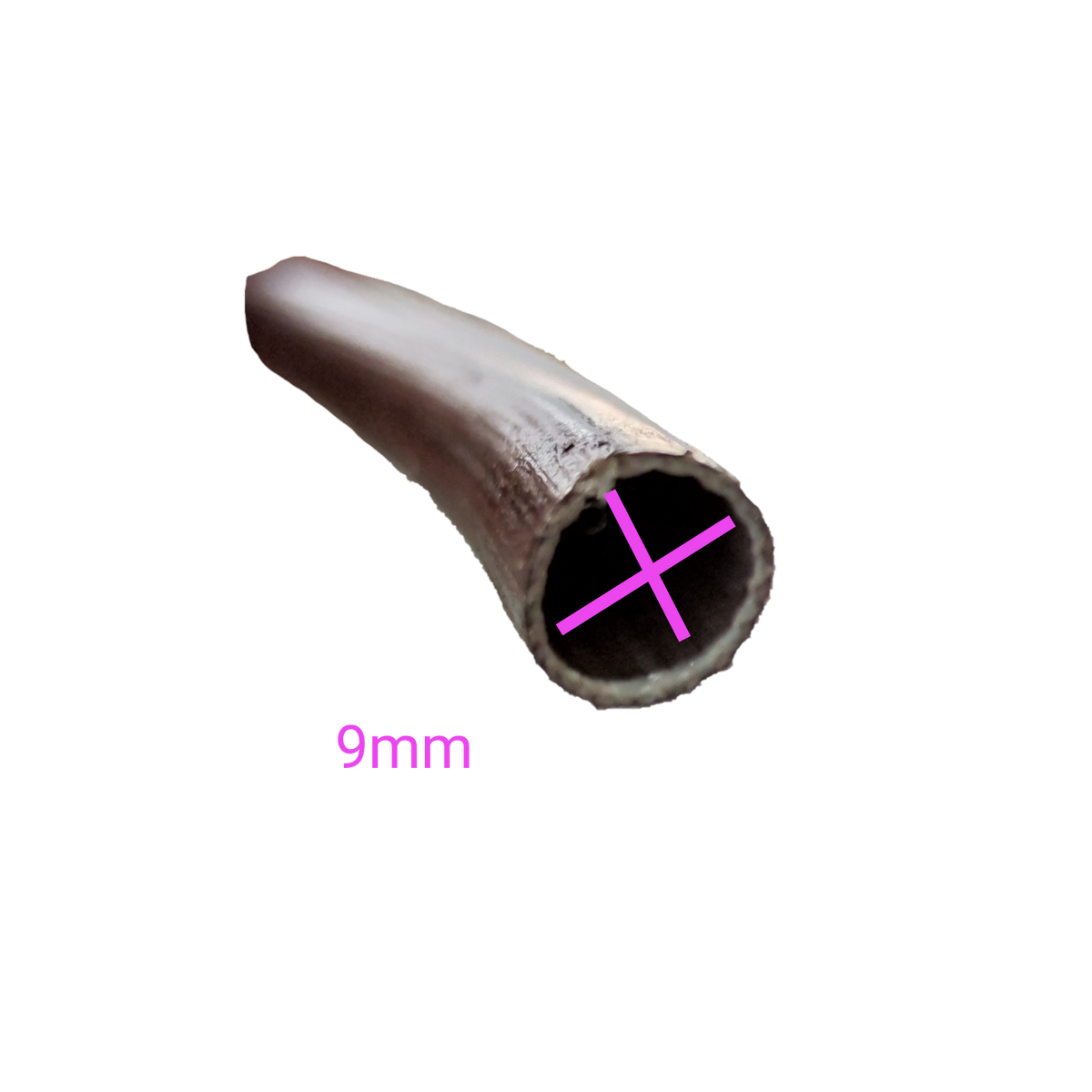 Close-up view of Cambric Tubing 80cm Length with 9mm diameter for electrical circuitry and parts