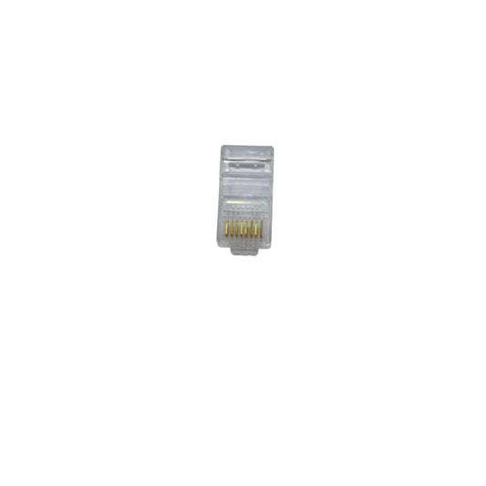 AMP CAT5e RJ45 connector plug designed for secure network connections with durable construction