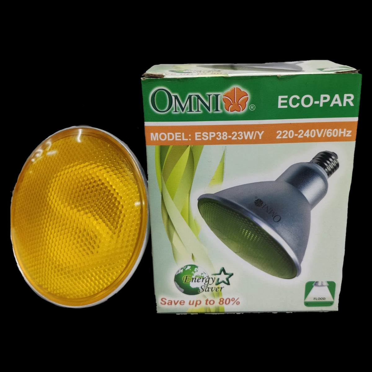 Omni Par 38 23W Yellow CFL E27 220V