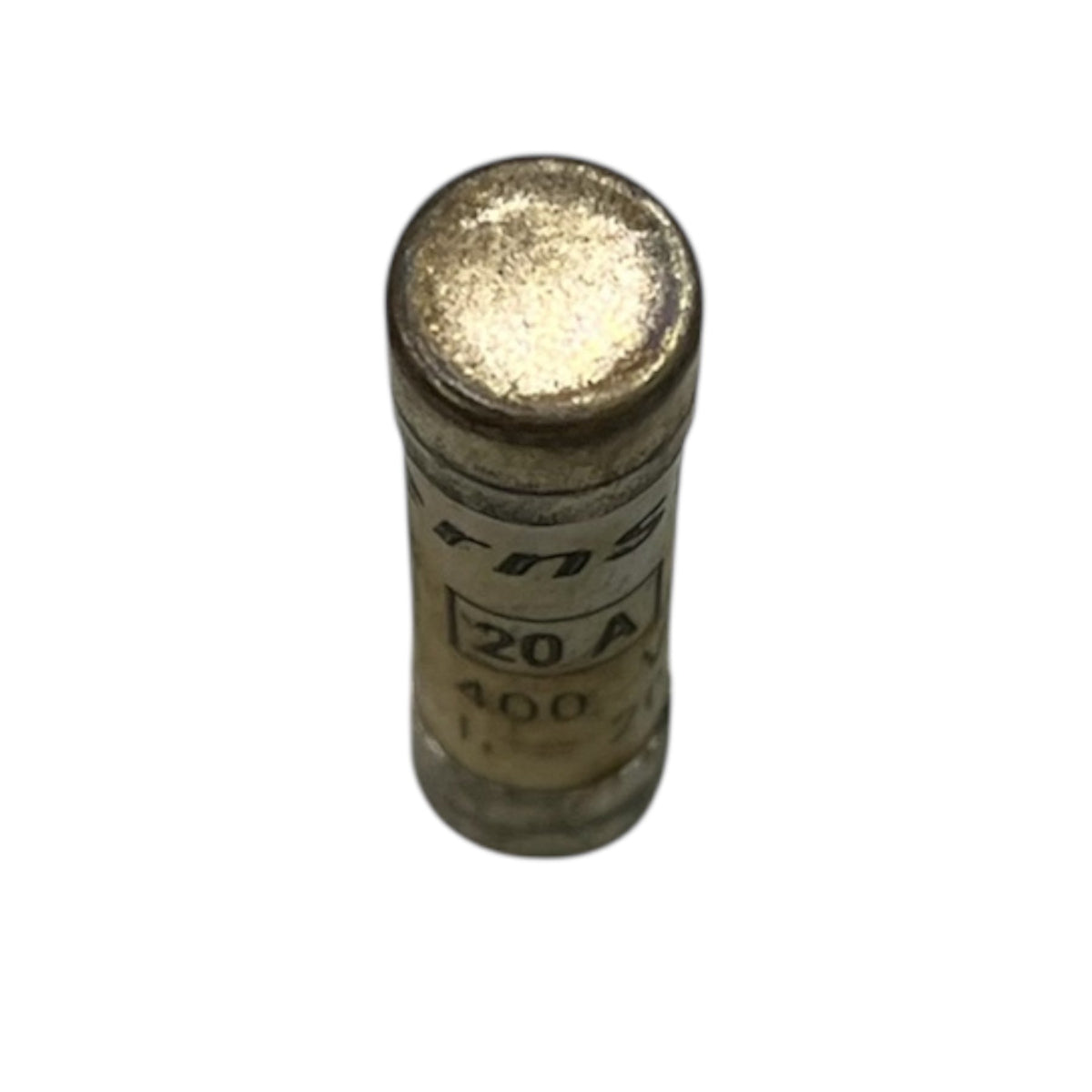 Close-up of a Ceramic Fuse 20A 400v 8x31mm electrical component from China
